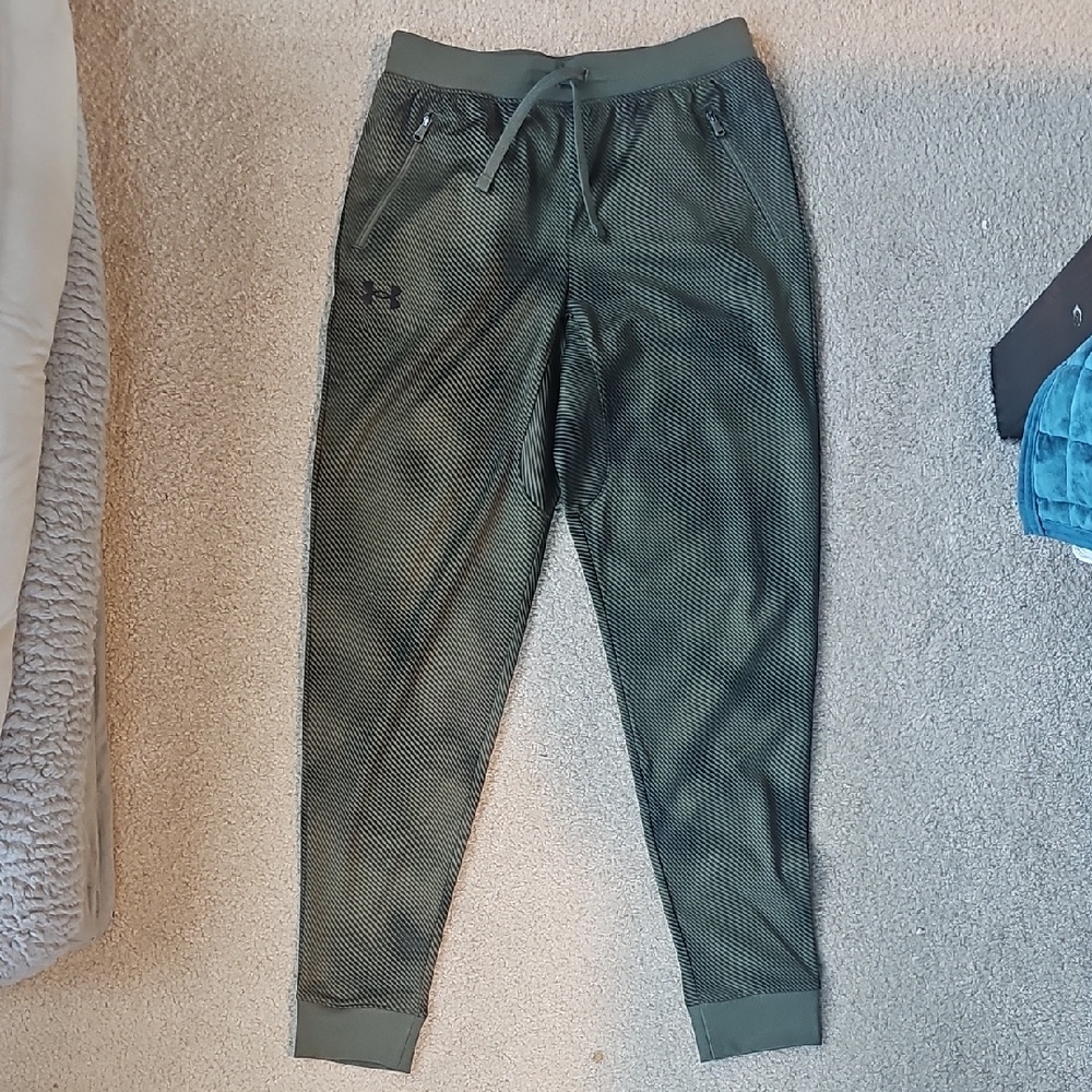 Under Armour Olive Green Athletic Pants